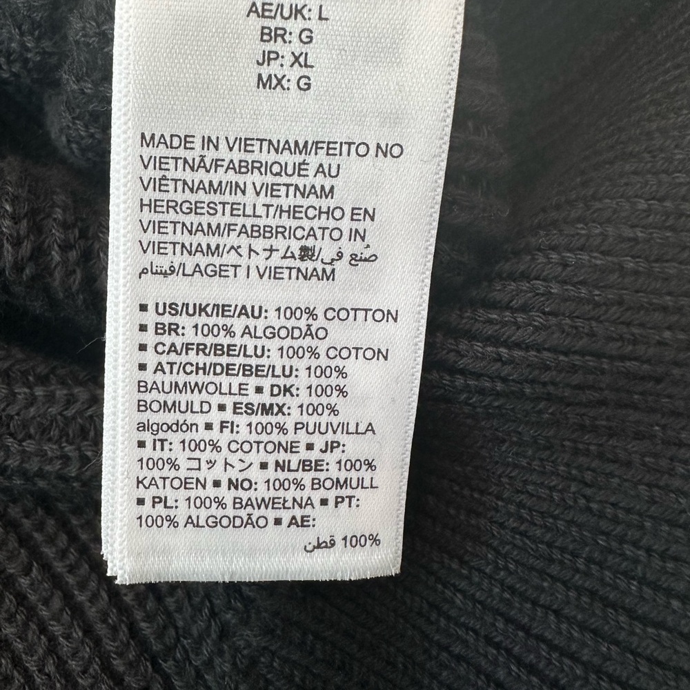 Amazon Essentials Mens Quarter-Zip Rib-Knit Relaxed-Fit Sweater Size Large - Picture 6 of 8